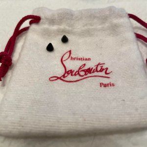 Two (2) Christian Louboutin studs - BLACK mini  Christian Louboutin Studs